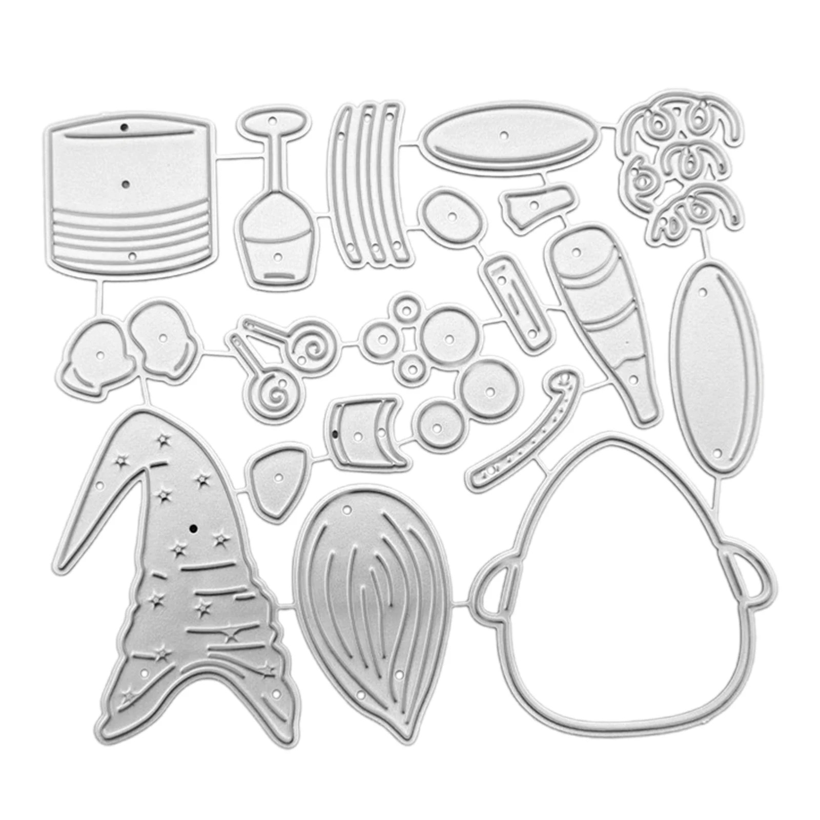 gnome metal cutting dies stencil diy scrapbooking album paper card template mold walmart com