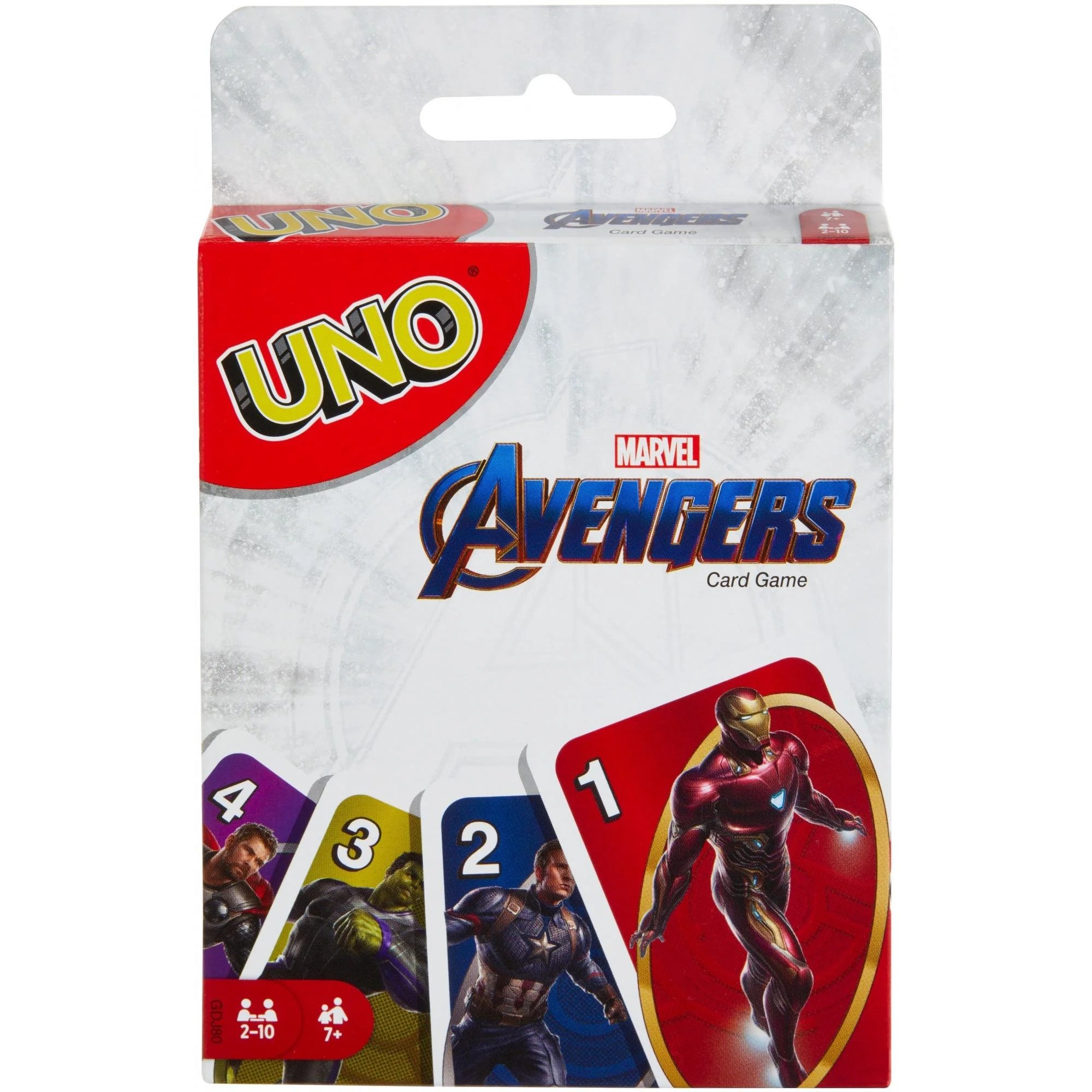 uno avengers card game for 2 10 players ages 7y walmart