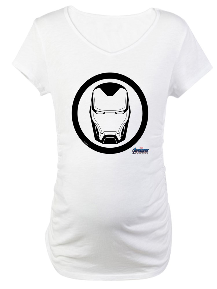 cafepress iron man logo maternity t shirt cotton maternity t shirt cute funny pregnancy tee walmart com