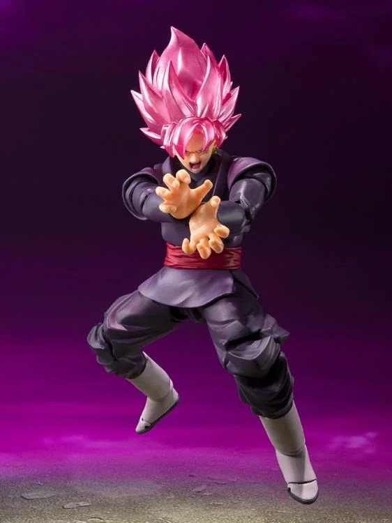 Dragon ball super goku black wallpaper, dbs, game, anime, power. Dragon Ball Super S H Figuarts Goku Black Super Saiyan Rose 5 5 Collectible Figure Walmart Com