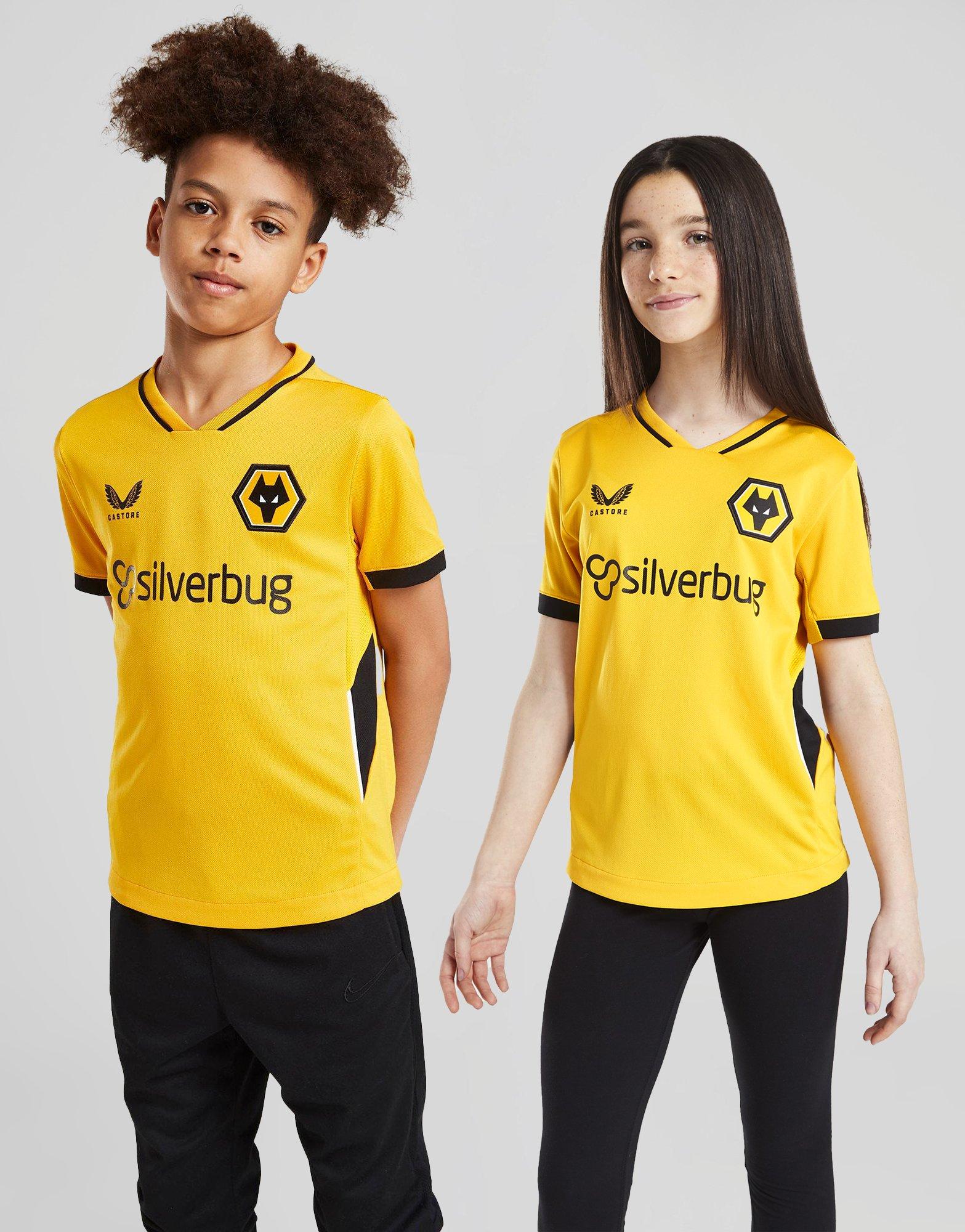 Beli jersey wolves terbaik harga murah april 2022 terbaru di tokopedia! Yellow Castore Wolverhampton Wanderers 2021 22 Home Shirt Junior Jd Sports
