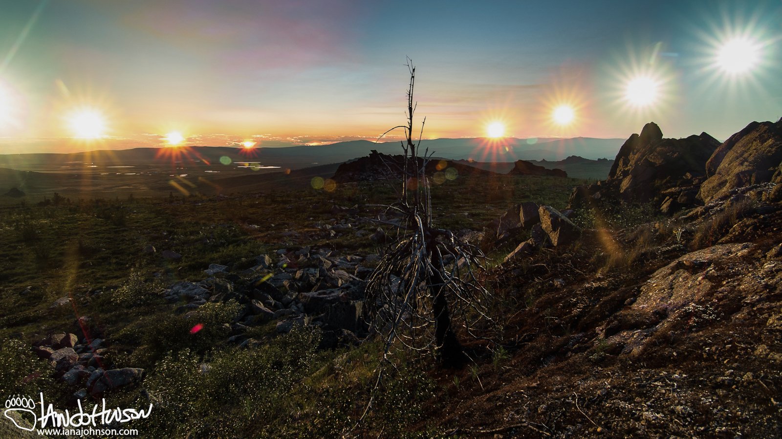 June 21st : Solstice at Finger Mountain, Alaska