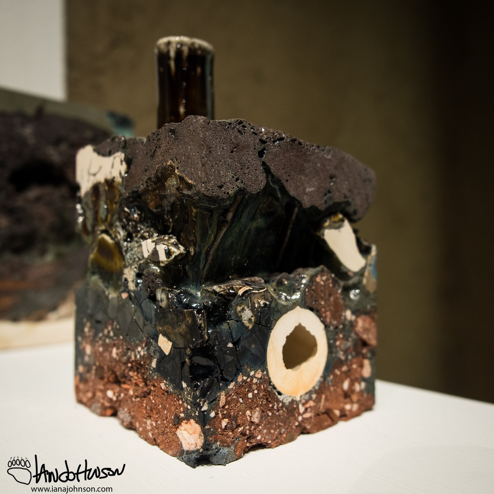 March 27th : An amazing piece from Perrin Teal-Sullivan's art gallery "Here is where we moved the mountains"
