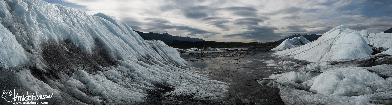 July 6th : Looking back at Matanuska Glacier