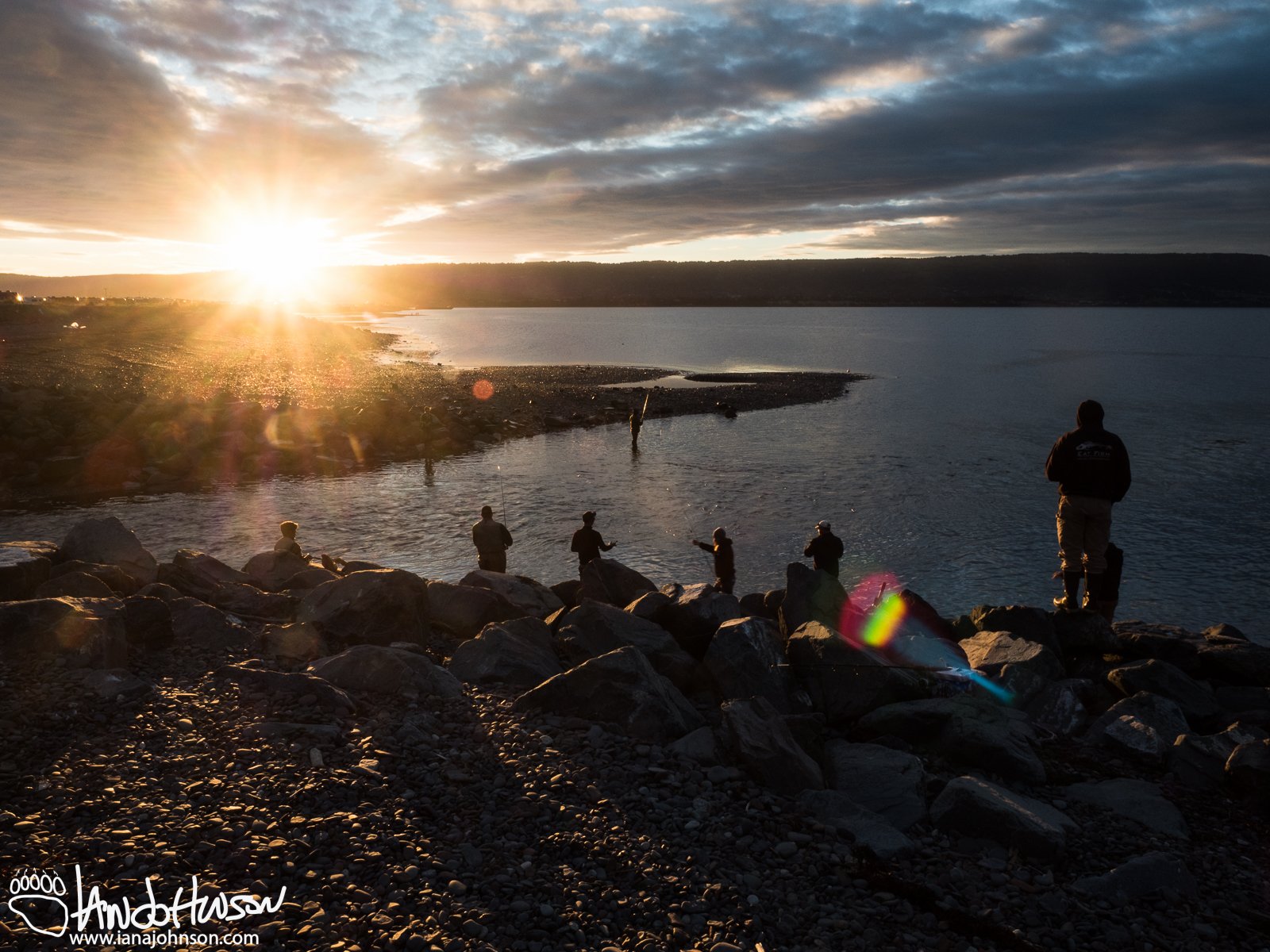 July 7th : Fishing at sunset in Homer, Alaska