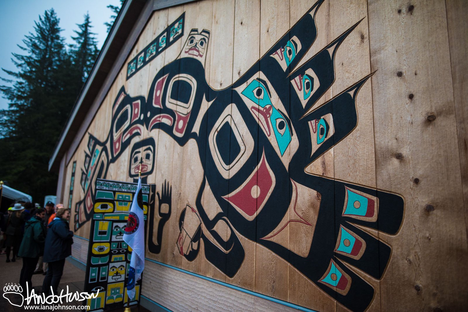 Xunaa Shuka Hit, Tribal Dedicaiton, Hoonah, Glacier Bay National Park, Canoe, Tribal House