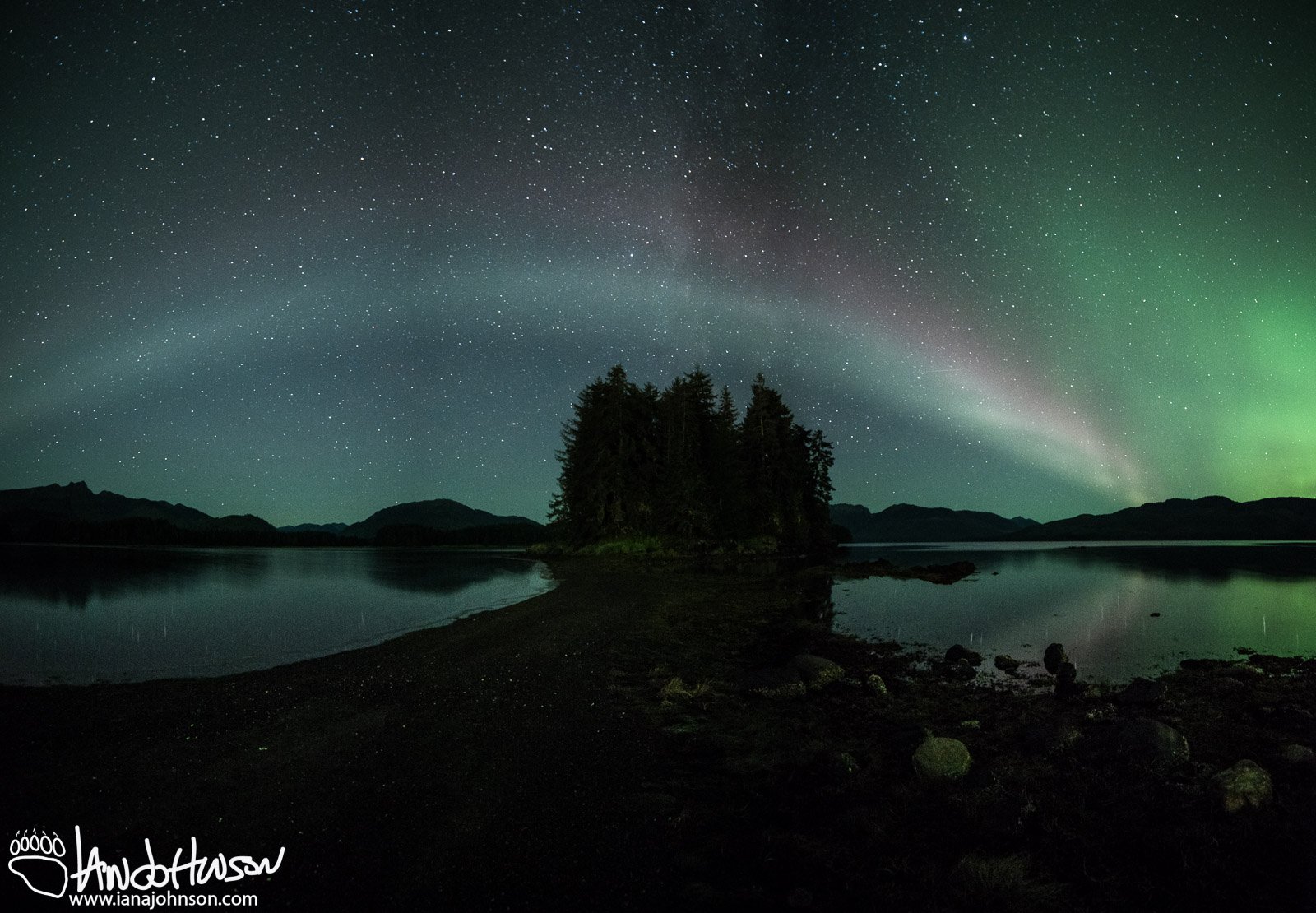 Proton Arc, Aurora Borealis, Hoonah, Alaska
