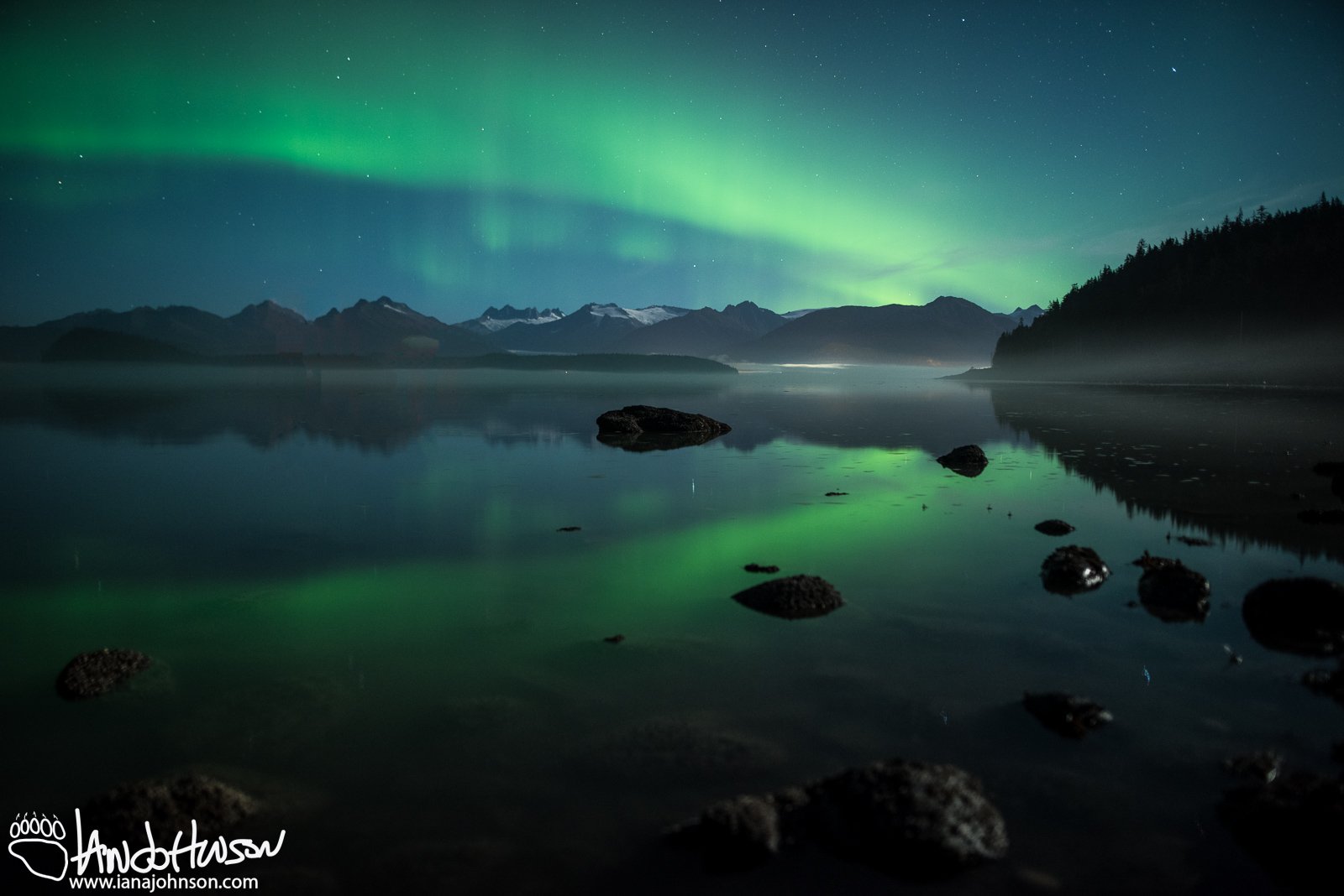 Aurora Borealis, Alaska, Southeast Alaska, Juneau