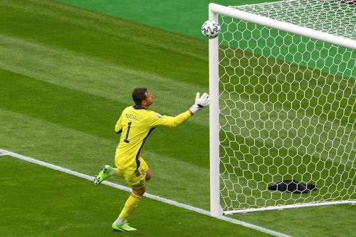 David Marshall Scotland . Czech striker's Hampden 'golf shot' draws praise from BBC ...