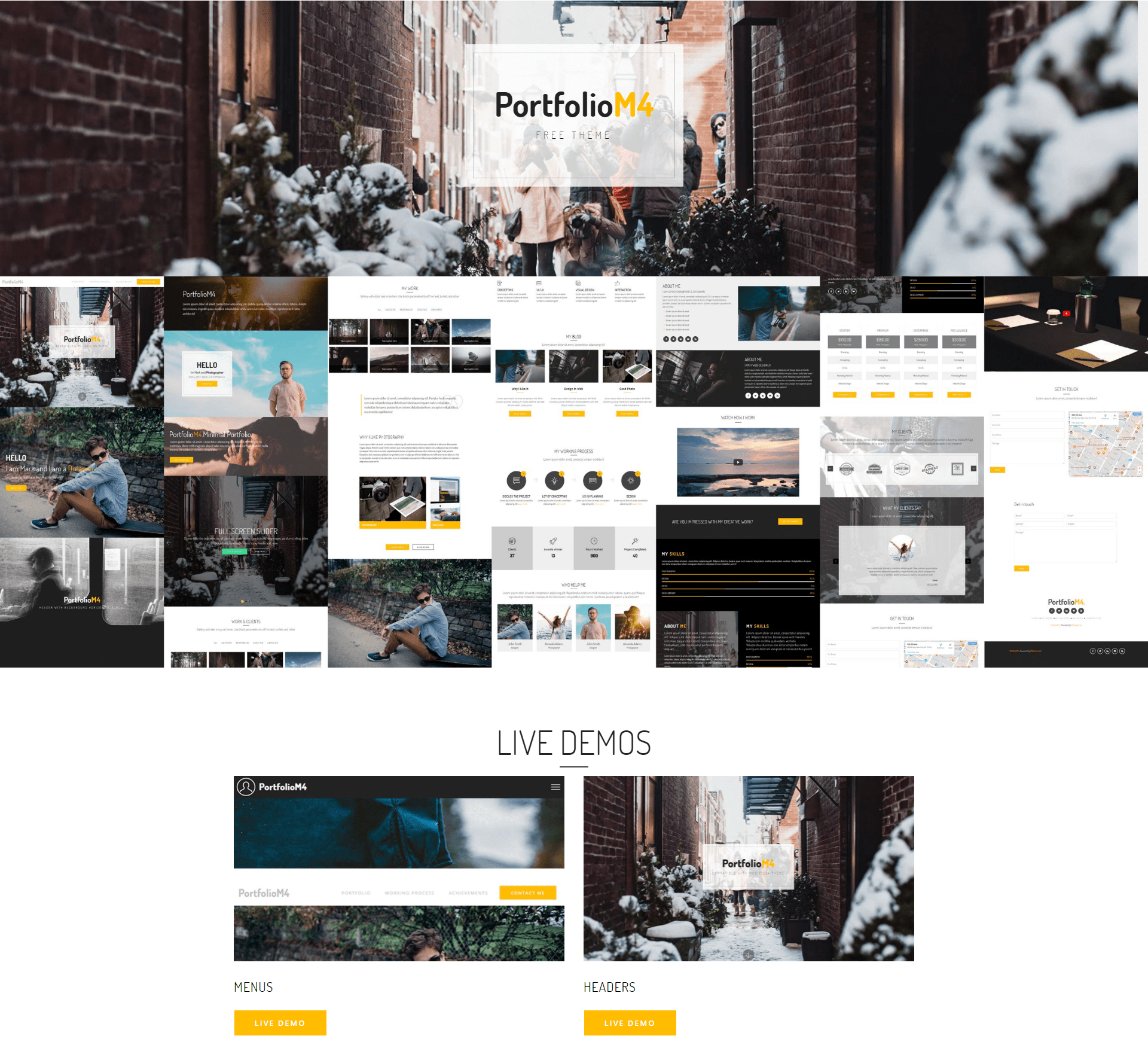 Visit a huge collection of free & responsive portfolio templates of themewagon. 33 Awesome Free Html5 Bootstrap Templates 2021