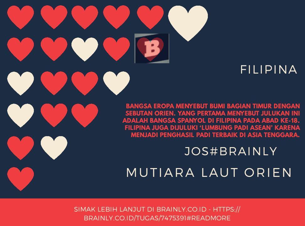 Julukan negara ASEAN - Brainly.co.id