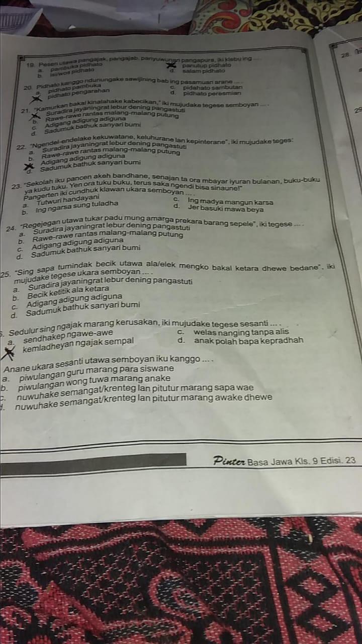 tolong bantu nomor 23 24 25 dan 27 plissssssssssssssss - Brainly.co.id