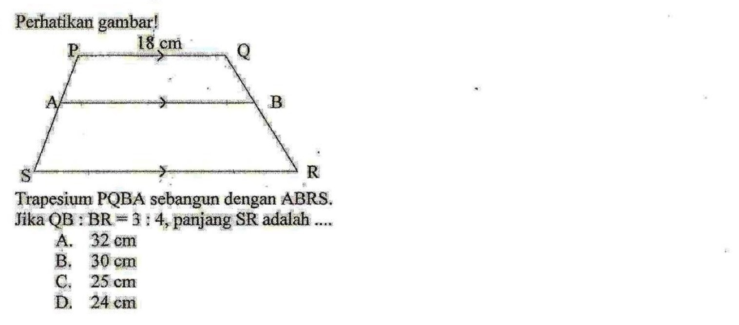 Latihan UN SMP 2017 [HKM] [Matematika] Jawablah soal kesebangunan pada  gambar terlampir. Berikan - Brainly.co.id