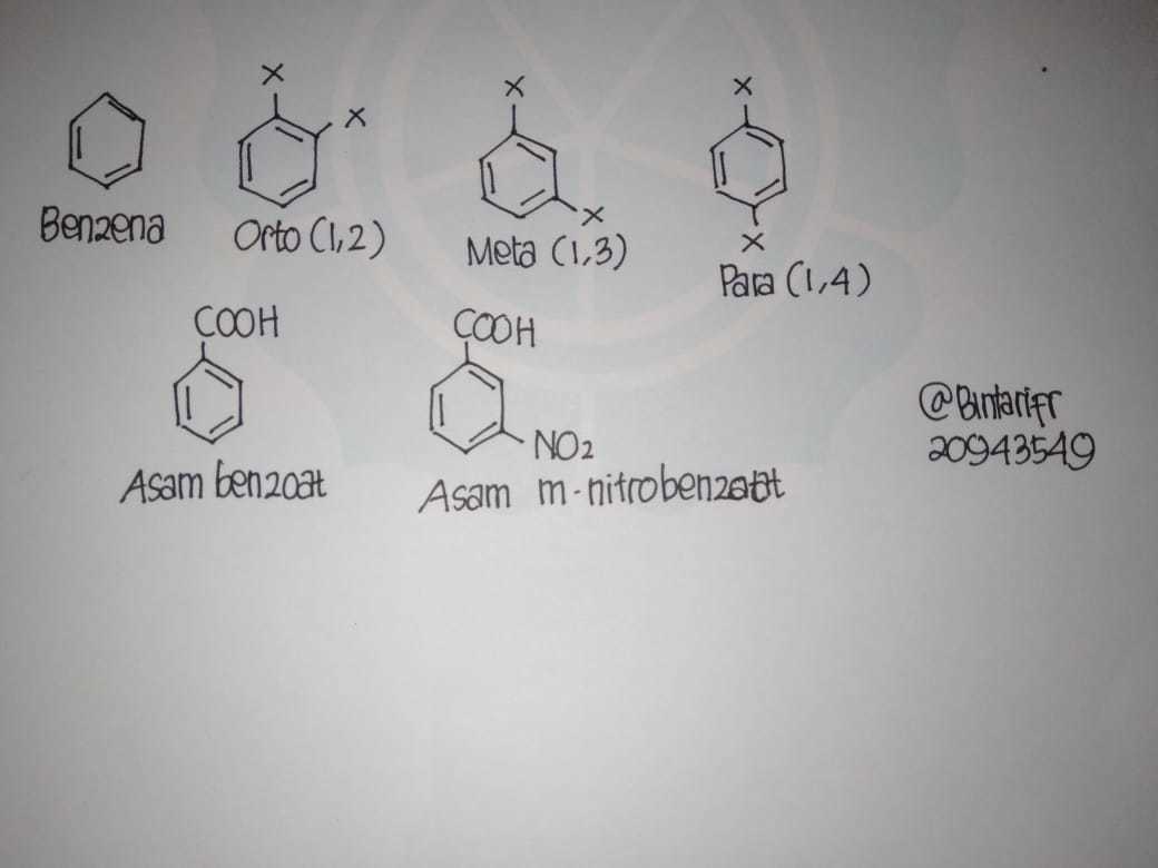 Tulislah struktur Asam m nitrobenzoat - Brainly.co.id
