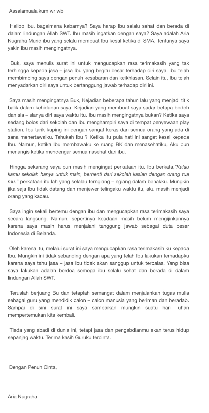 Surat Bahasa Jawa Untuk Orang Tua - Kumpulan Surat Penting