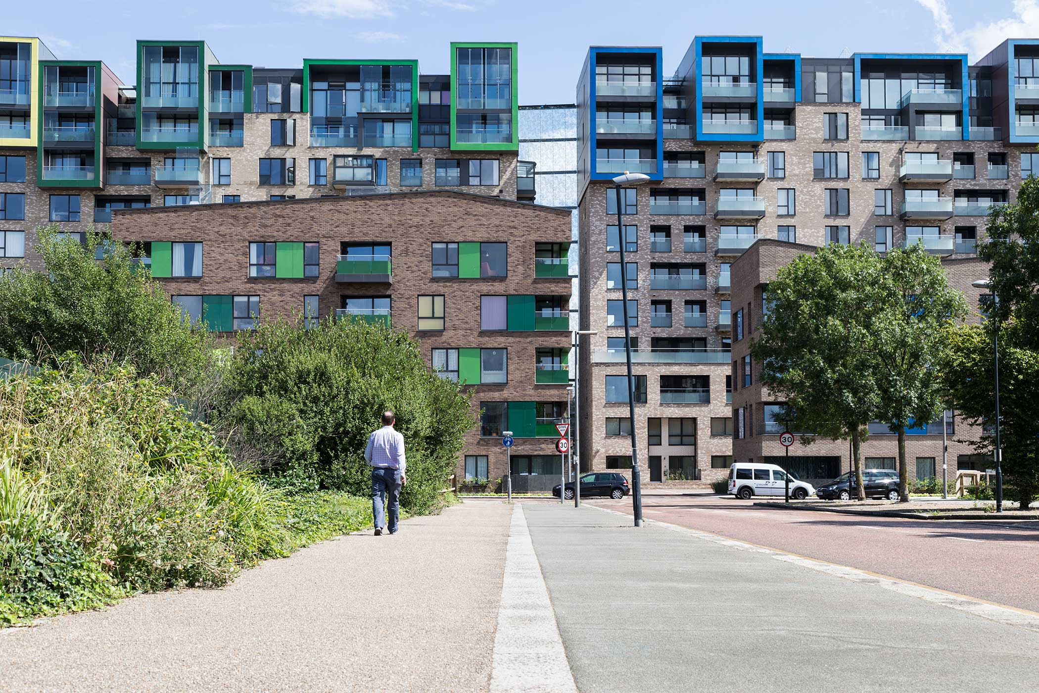 Greenwich Millennium Village, London using windows & doors