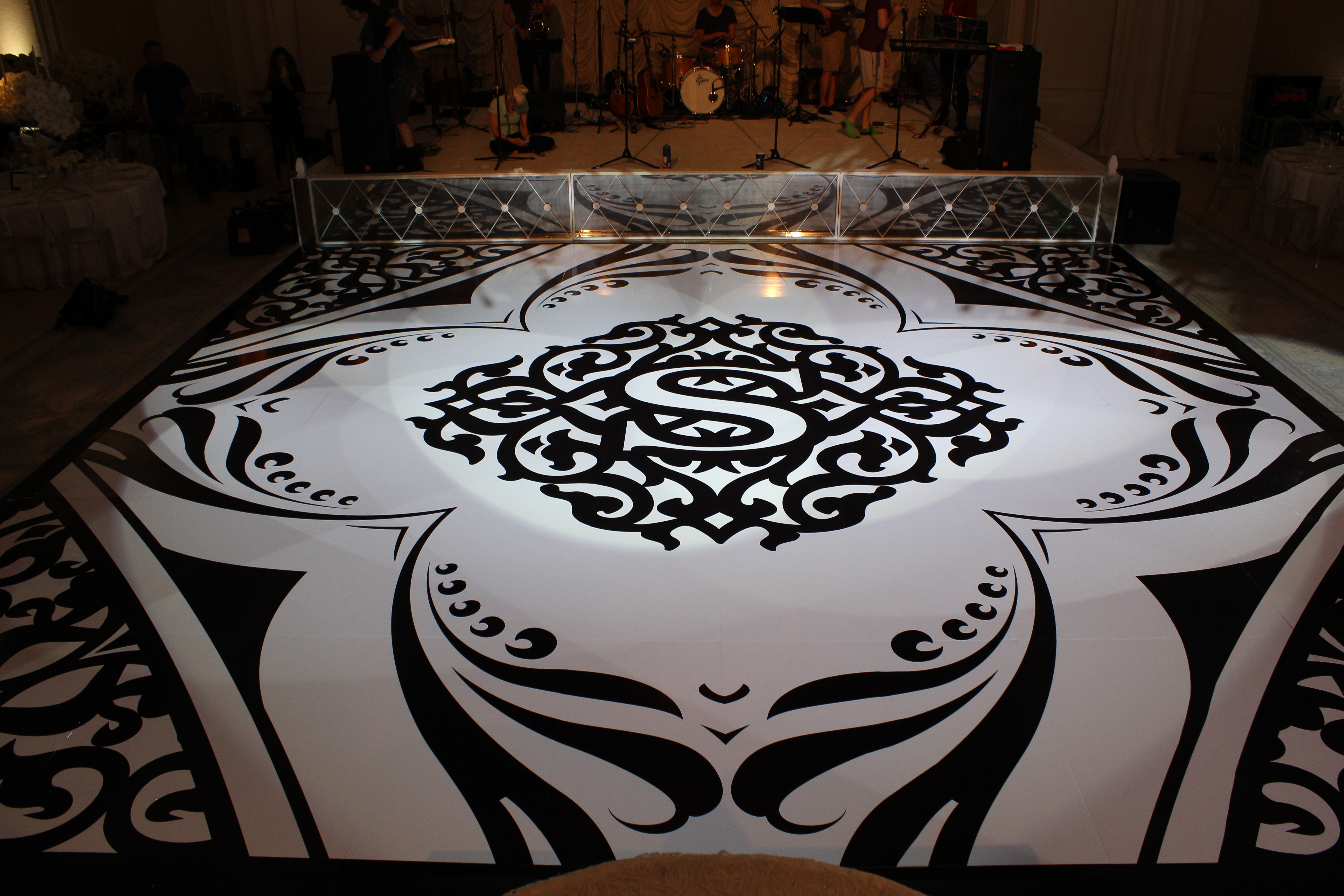 Dance Floor Wraps I Do Linens