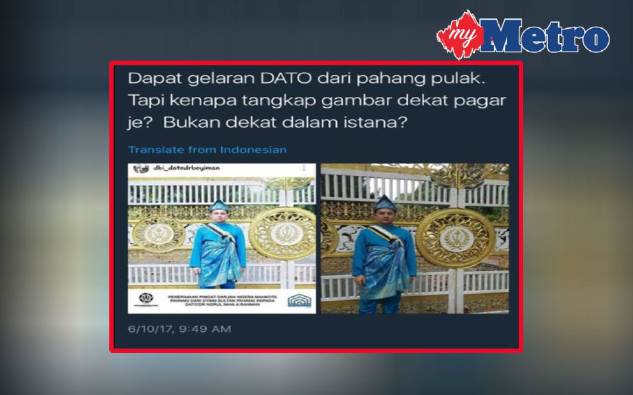 282007 manalah saya tahu biodata atau profile vie shantie. âDapat gelaran Dato dari Pahang tapi ambil gambar kat