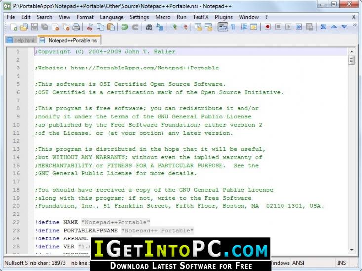 You can use filext.com to find out. Notepad++ 7.6.3 Free Download