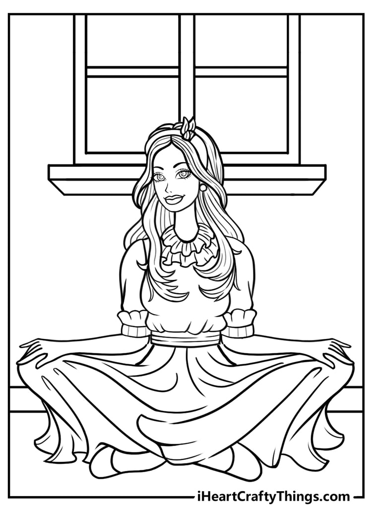 Show your kids a fun way to learn the abcs with alphabet printables they can color. Princess Coloring Pages Super Pretty And 100 Free 2022
