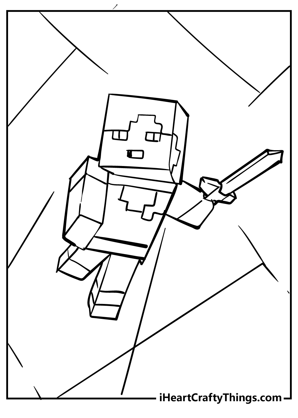Here's our free printable coloring pages for kids to get your little . Minecraft Coloring Pages Updated 2022