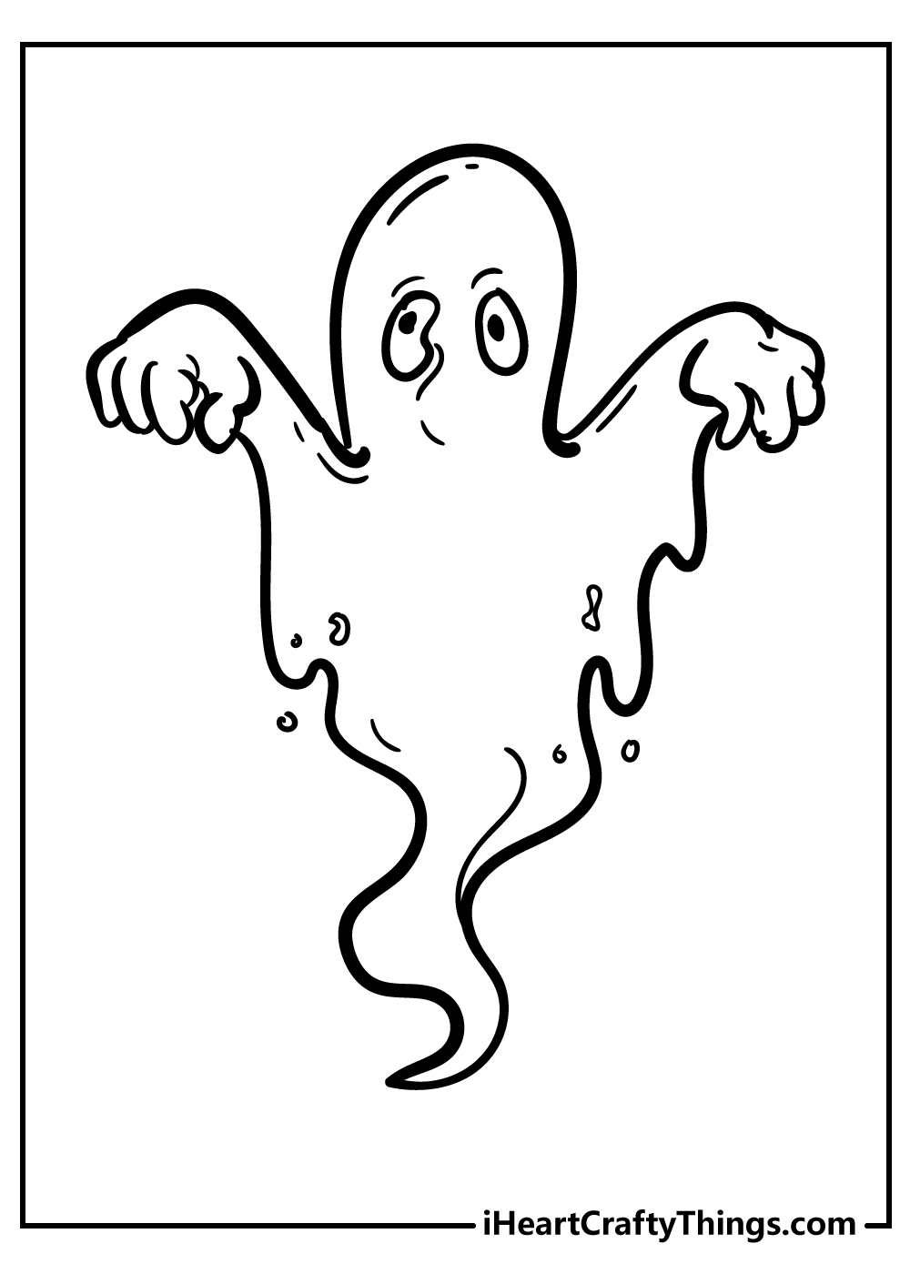 They are almost transparent, they can pass through walls and all kinds of objects. Printable Ghost Coloring Pages Updated 2021