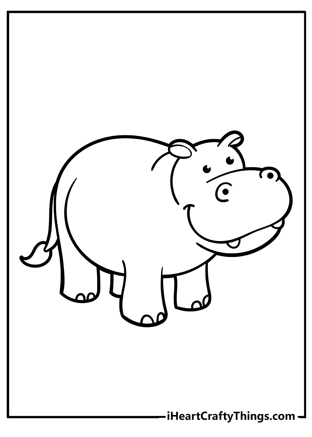 Let's start with hippopotamus coloring pages. Printable Hippo Coloring Pages Updated 2022