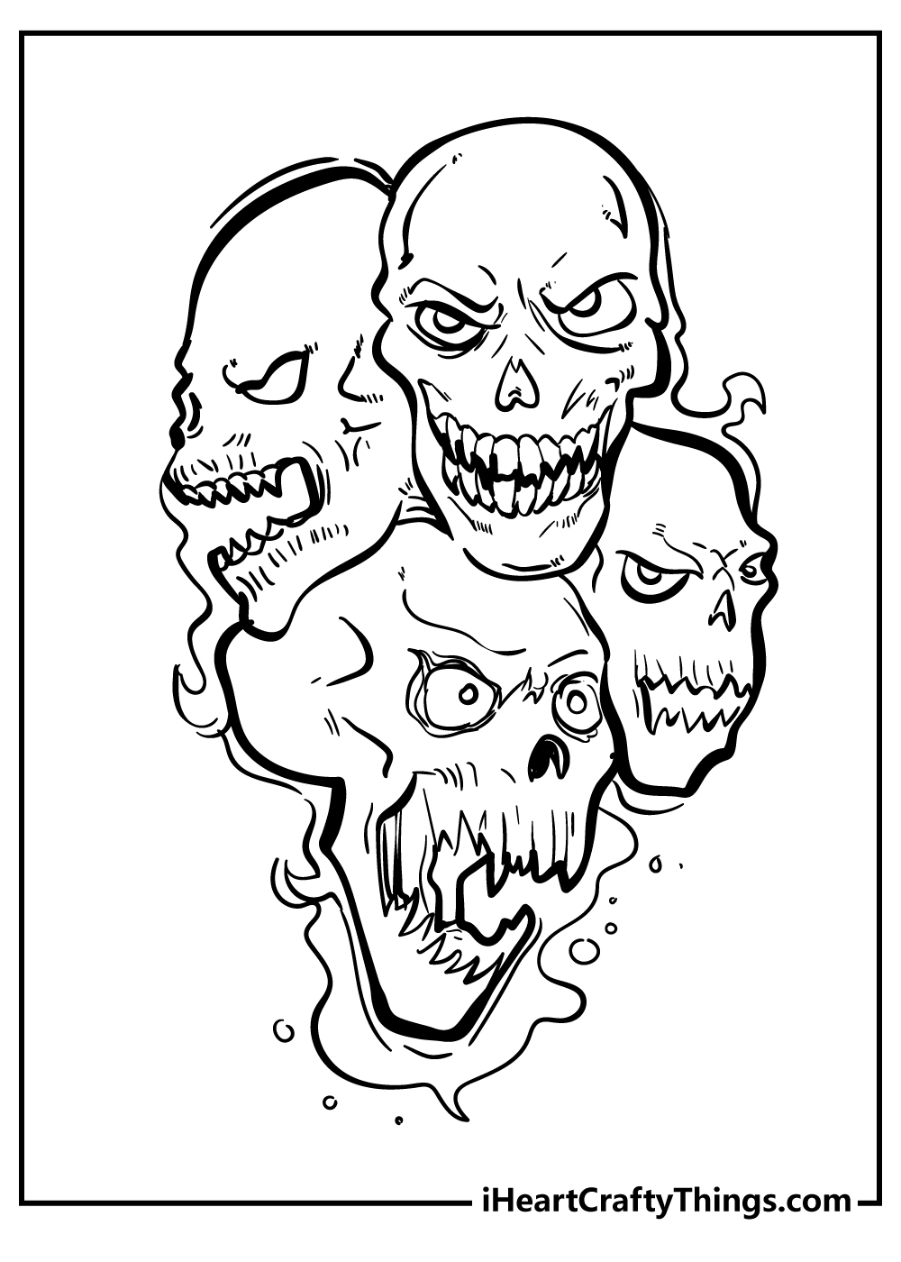 15.06.2021 · there are spooky, creepy, funny, and downright silly free, printable pumpkin coloring pages that children of all ages will love. Printable Spooky Coloring Pages Updated 2022