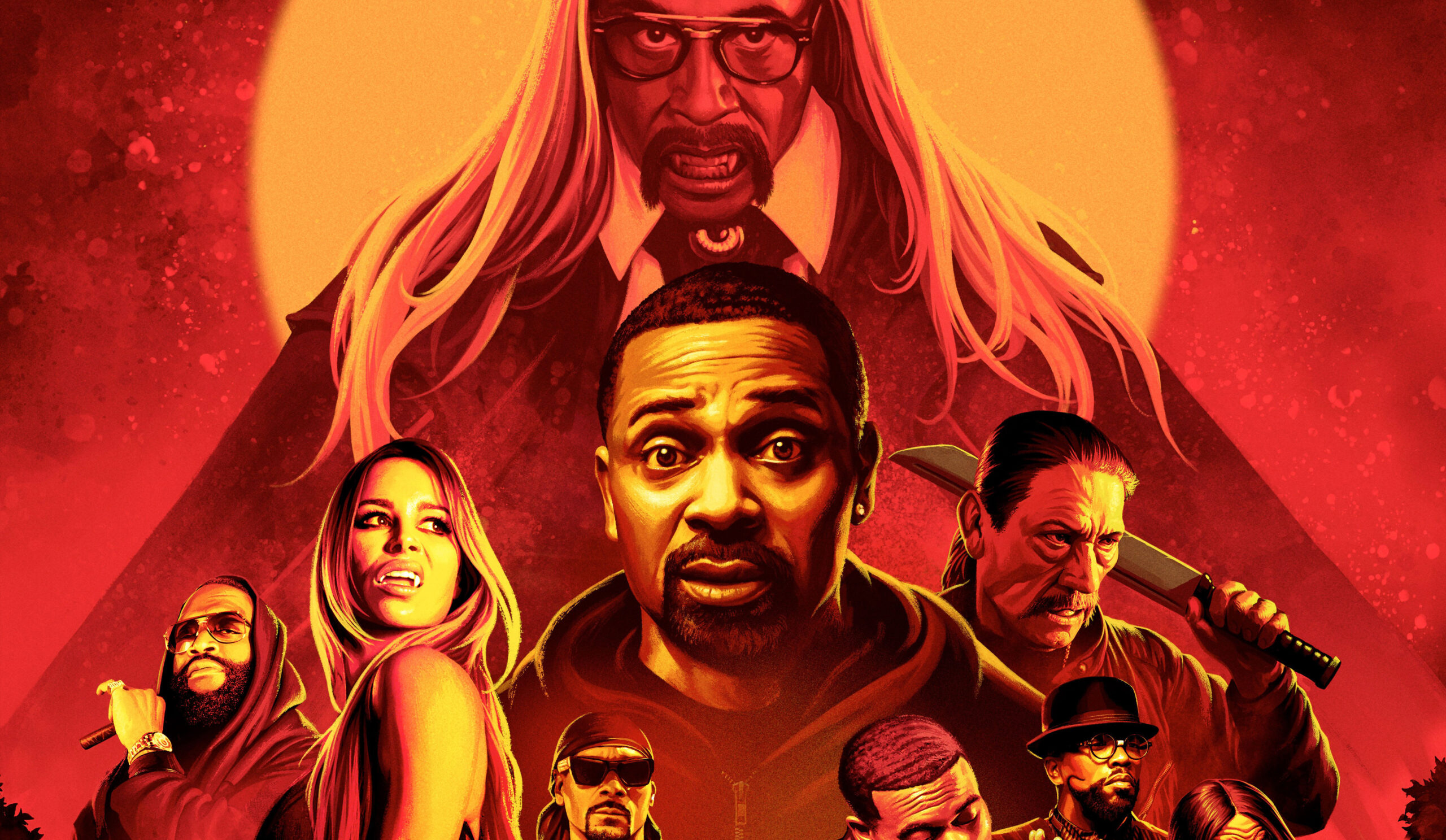 With mike epps, katt williams, lil duval, zulay henao. Mike Epps Dan Danny Trejo Melawan Vampir Di The House Next Door Meet The Blacks 2