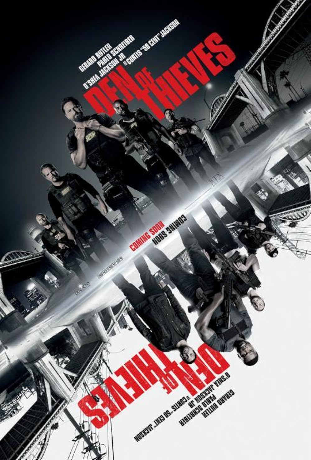 Den of Thieves 2018 Hindi ORG Dual Audio ESub