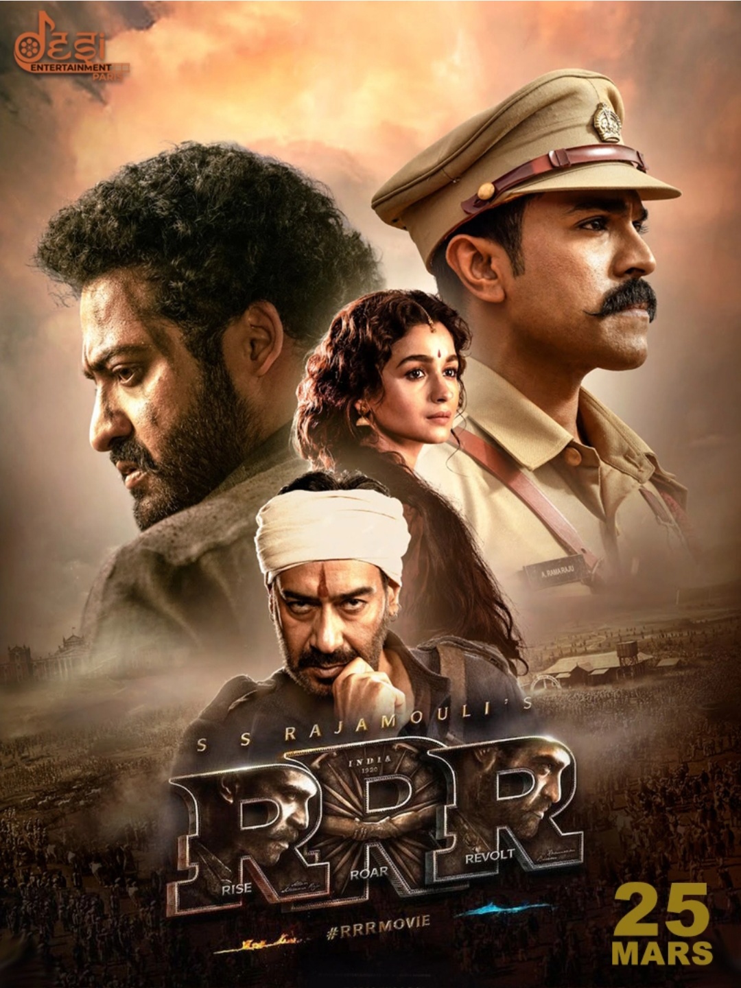 RRR 2022 Hindi ORG Full Movie ESub