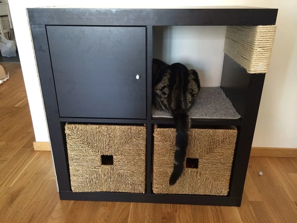 Dressing tables · coffee & side tables · bedside tables. Kallax cat scratching furniture - IKEA Hackers