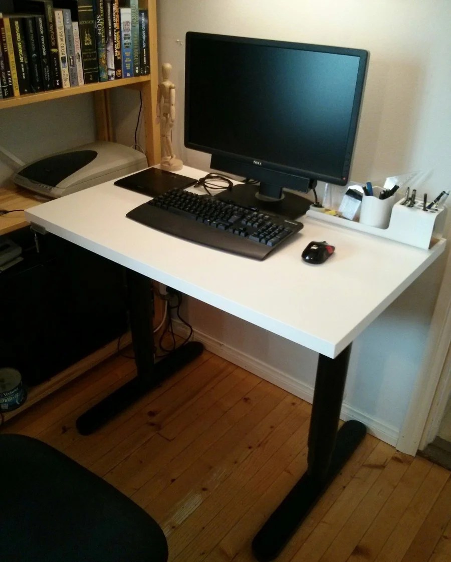 An adjustable width Bekant desk IKEA Hackers An adjustable width Bekant desk IKEA Hackers