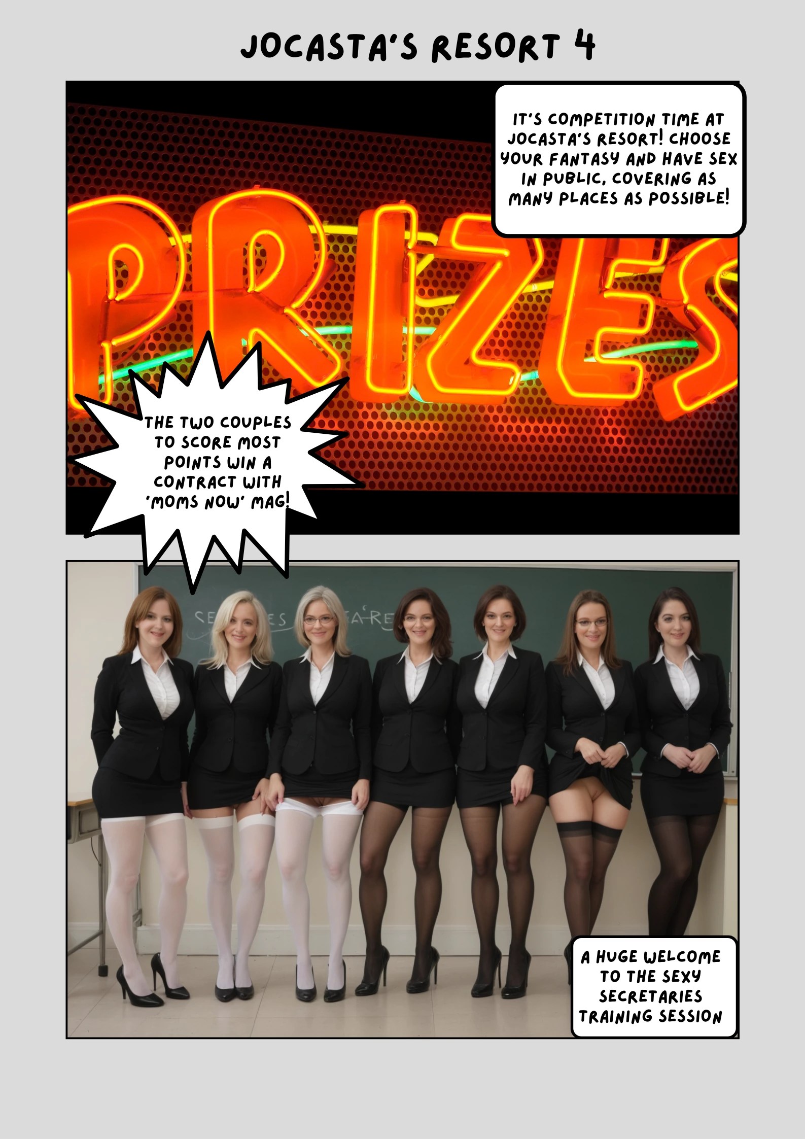 Mysteries of Jocasta's Resort - Competition Time - Adult Comic