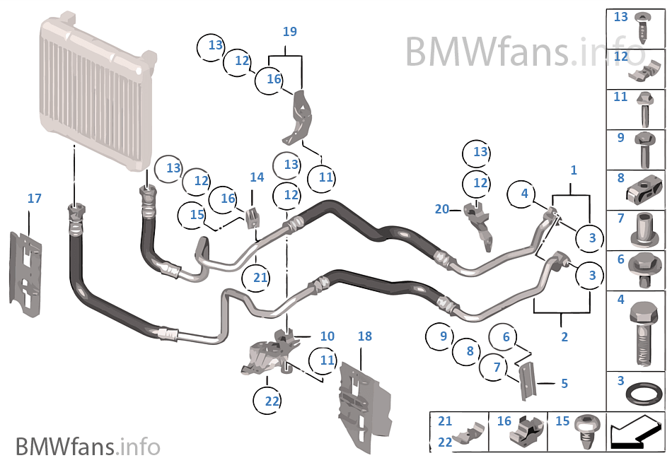 Engines & components for bmw 740il · side refine panel · shop by category · do these parts fit your vehicle? Engine Oil Cooler Pipe Bmw 7 F01 740i N54 Europe