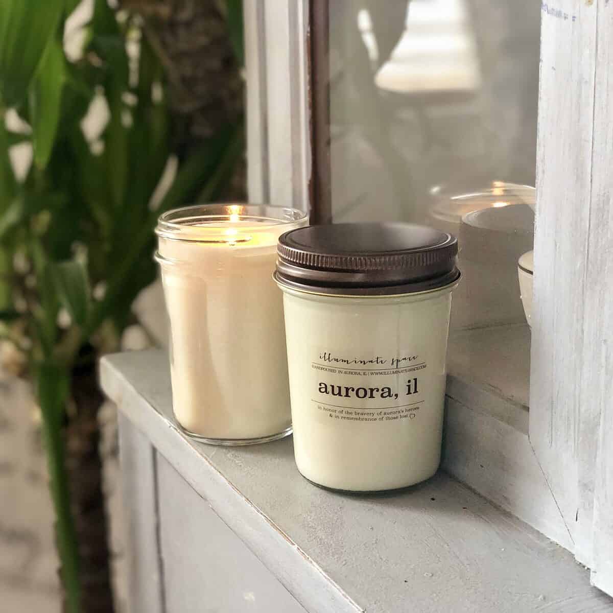 The Aurora Candle Illuminate Space