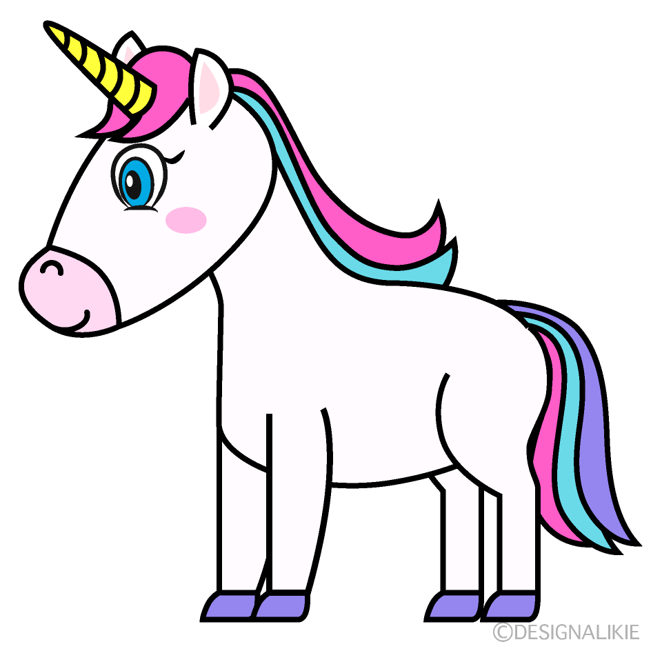 Rainbow unicorn, unicorn clipart, multicolor, iridescent color png and vector. Unicorn Clip Art Free Png Image Illustoon