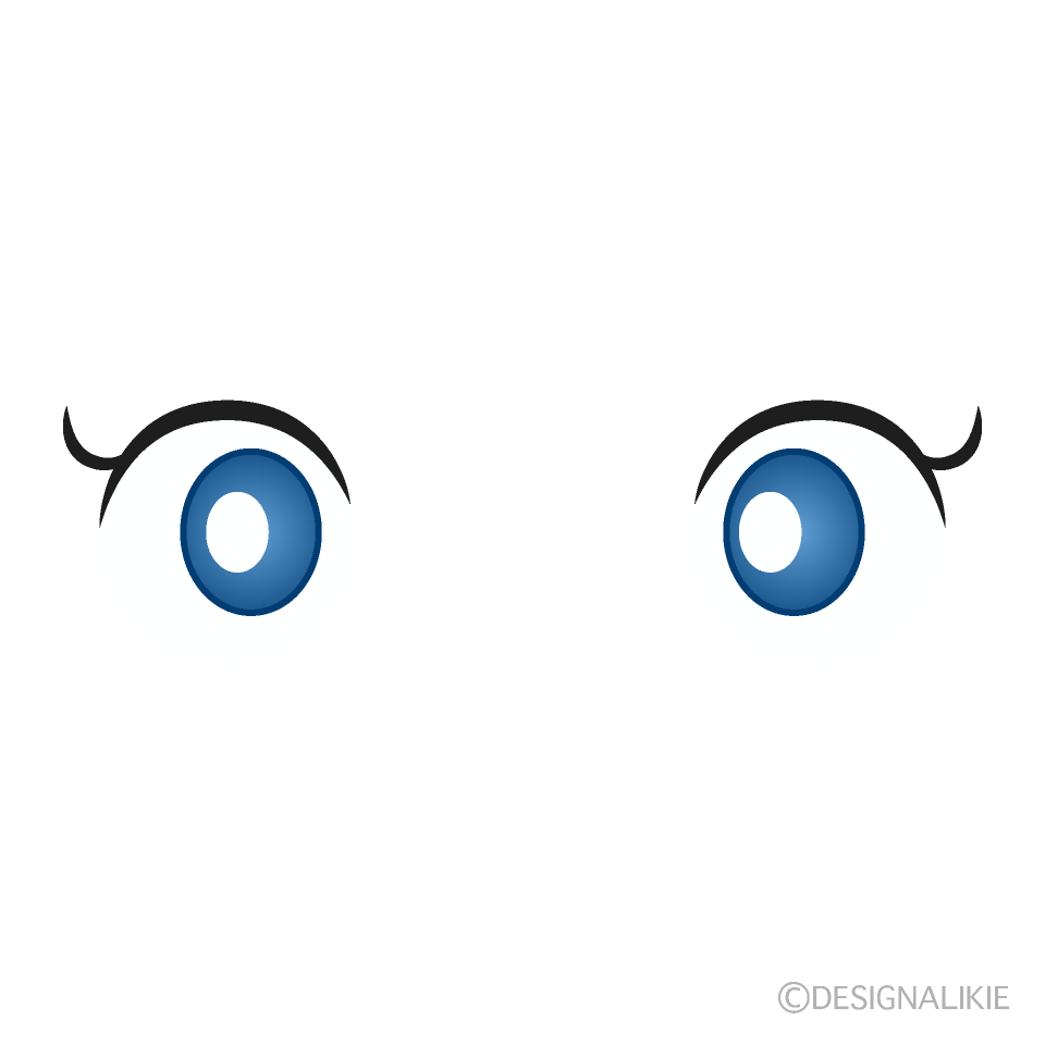 Browse and download hd anime eyes png images with transparent background for free. Cute Blue Eyes Clip Art Free Png Image Illustoon
