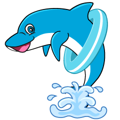 Nun with neck brace clipart. Jumping Dolphin Clip Art Free Png Image Illustoon
