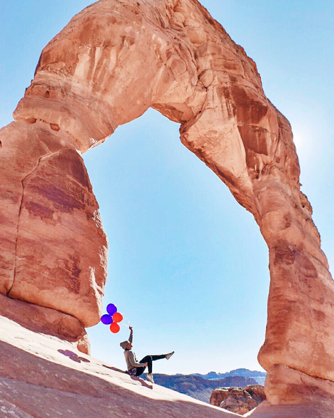 Illustrated by Sade - the delicate arch at arches national park