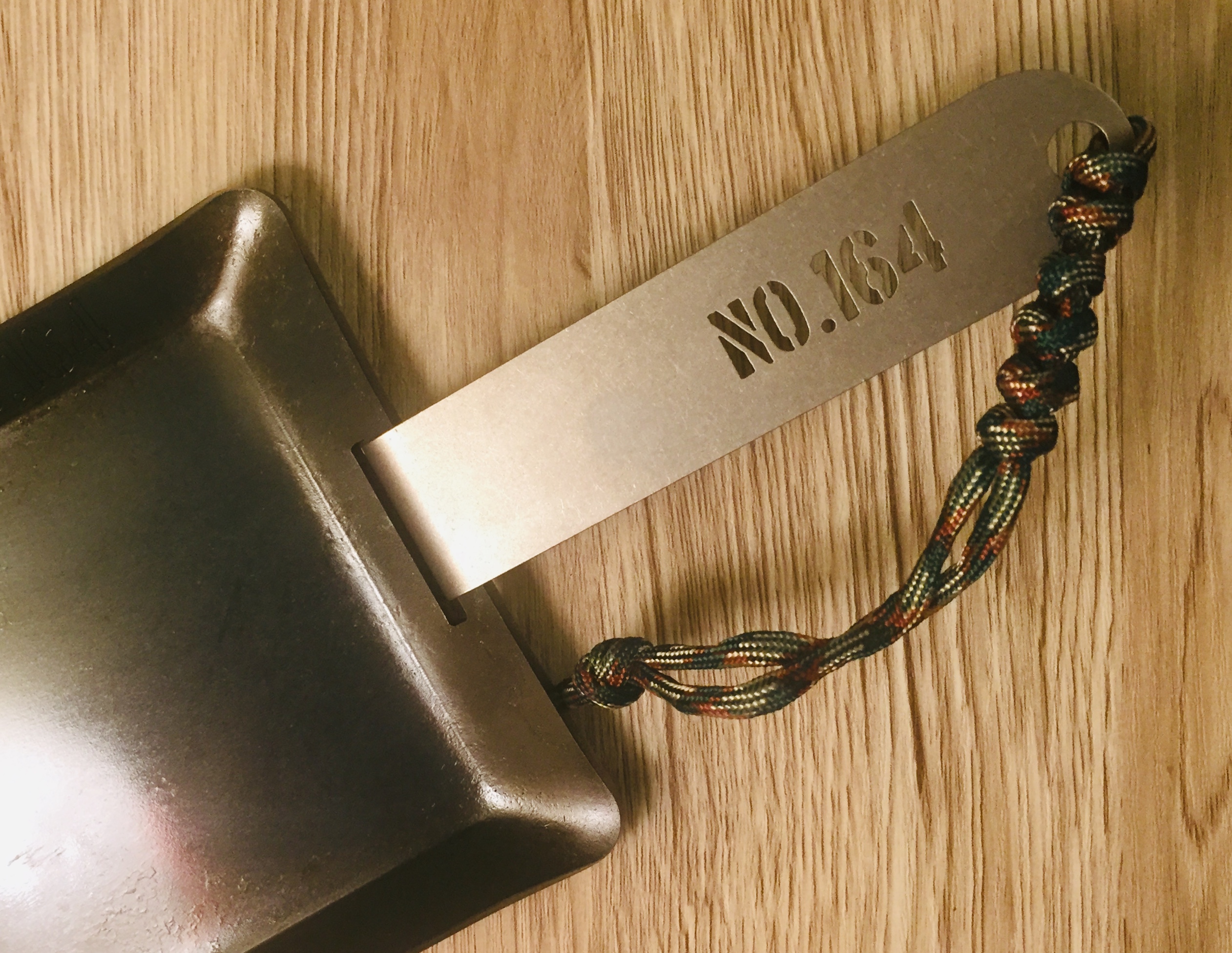 NO.164 ヒロシ ソロ用鉄板 4.5mm 『独焼鉄板4 .5ミリ』でベーコン