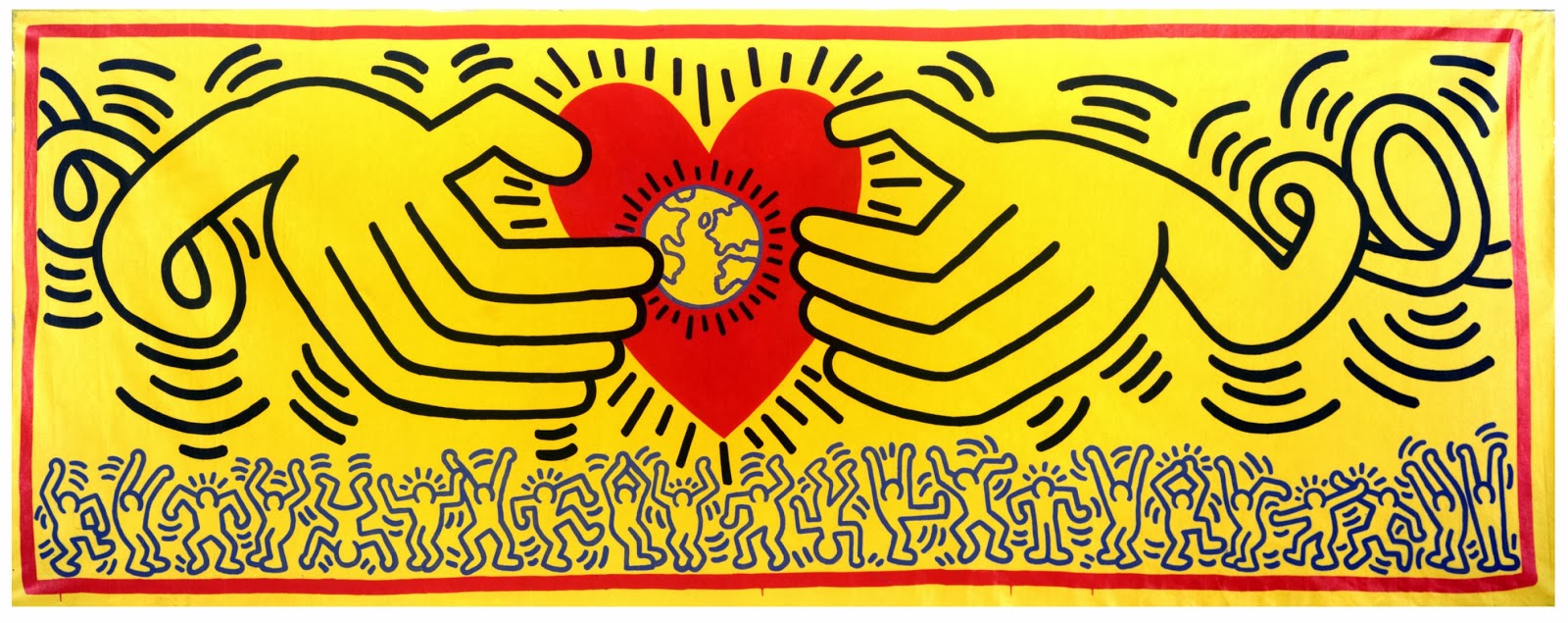 Keith Haring: About Art - Trame Arte Di Beschi Chiara 635_x_1600_jpg