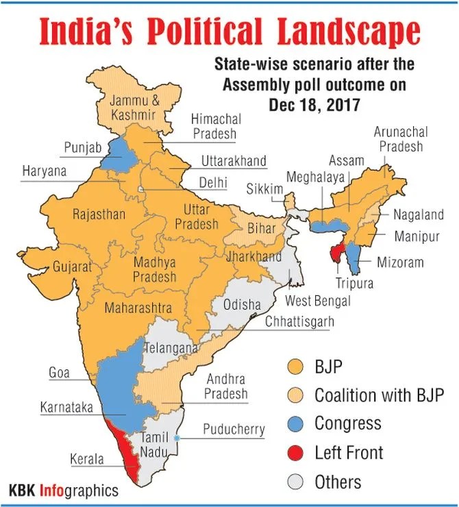Hindus were the religious group most likely to say they voted for the bjp in india's most recent parliamentary election. The Lotus Blooms Across India Rediff Com India News