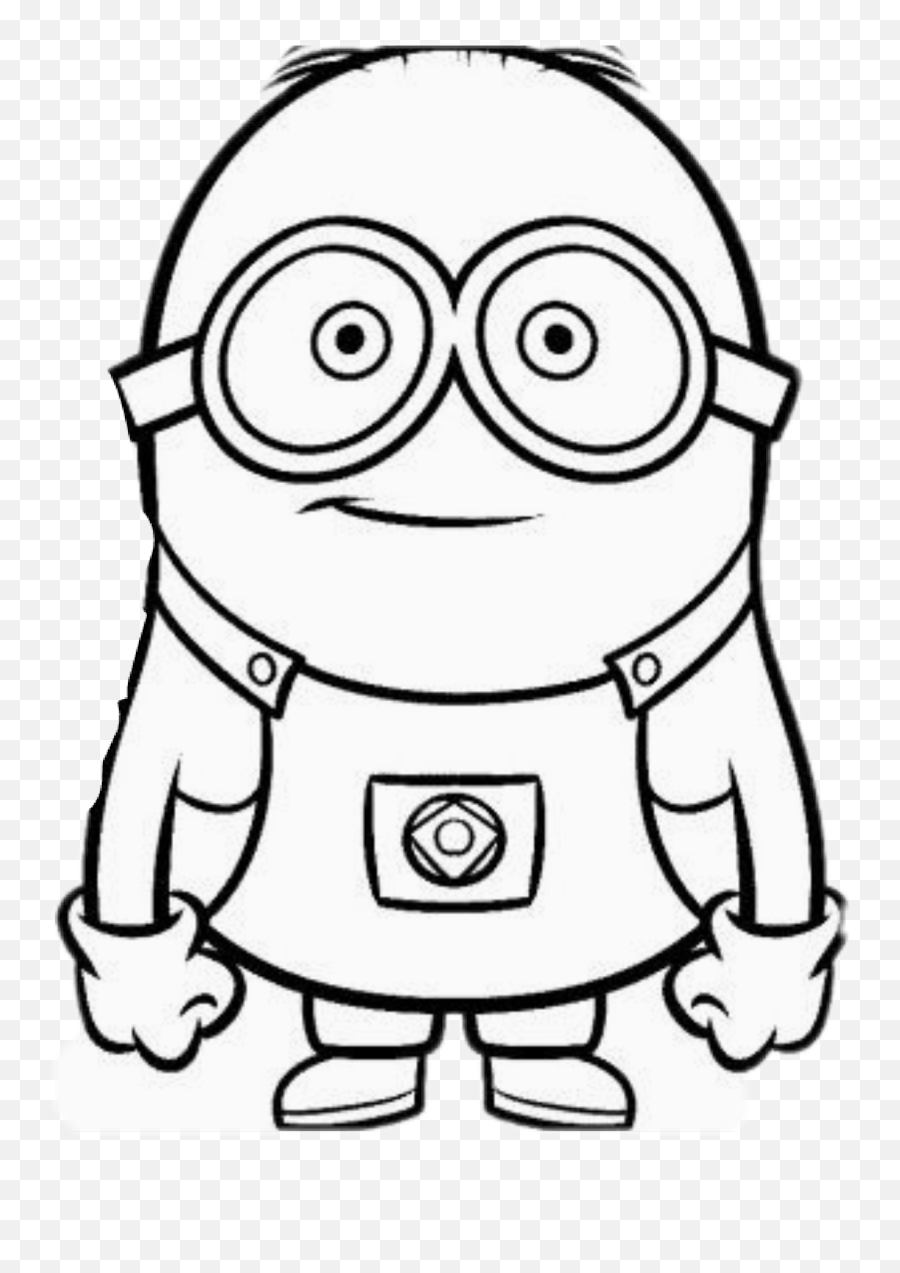 Seriously, what's not to love? Minions Sticker Easy Cool Colouring Pages Emoji Asci Emoji Free Emoji Png Images Emojisky Com