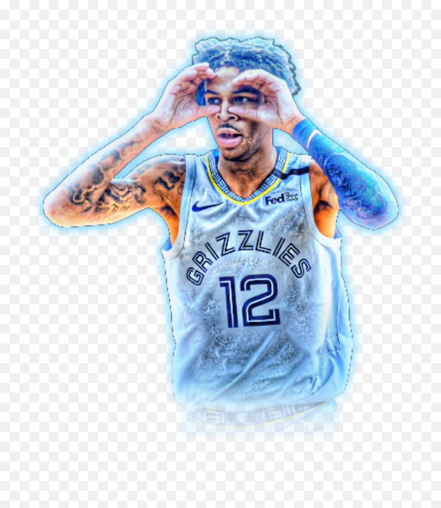 The Most Edited Jamorant Picsart - For Basketball Emoji,Nba Player Emoticon Tattoo - Free Emoji Png Images - Emojisky.com 1035_x_900_png