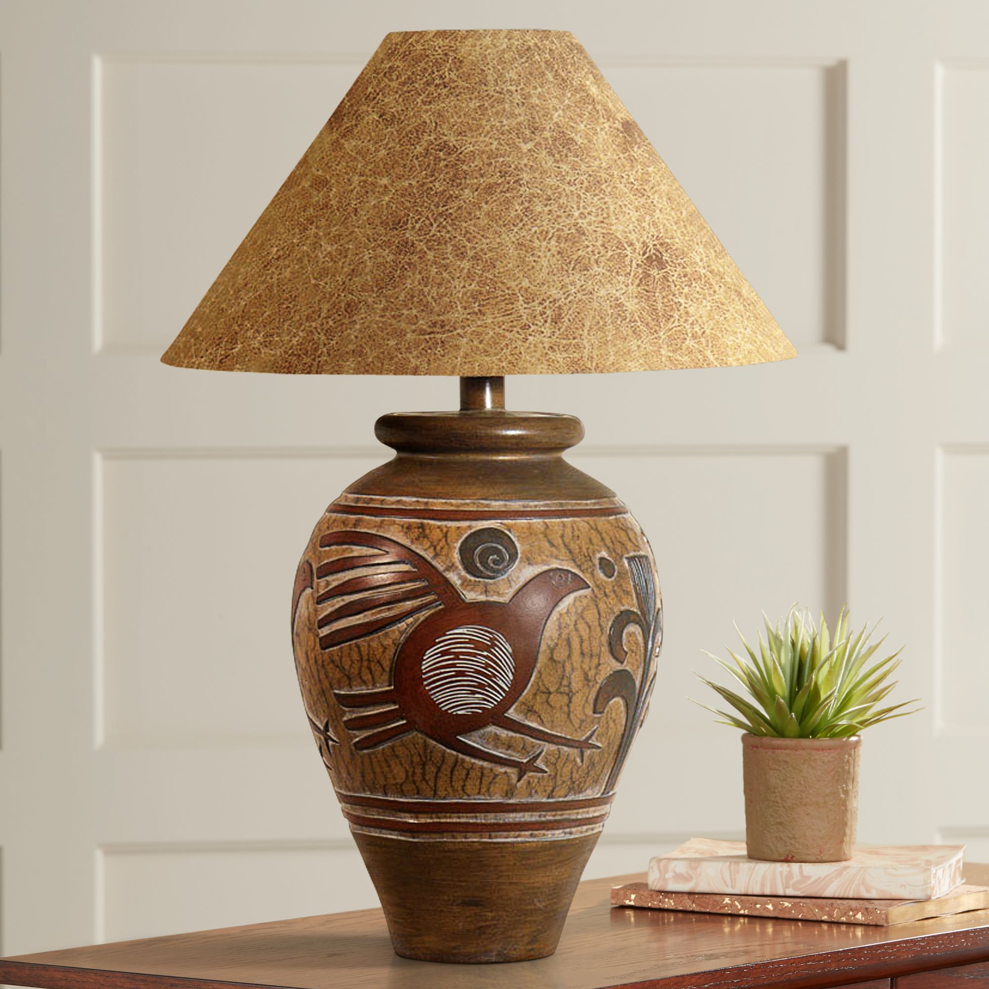 The best outdoor ceiling fans have the damp or wet rating you need while providing enough airflow to keep your space cool life we only recommend products we love and that we think you will, too. Indian Bird Handcrafted Southwest Table Lamp - #3N805