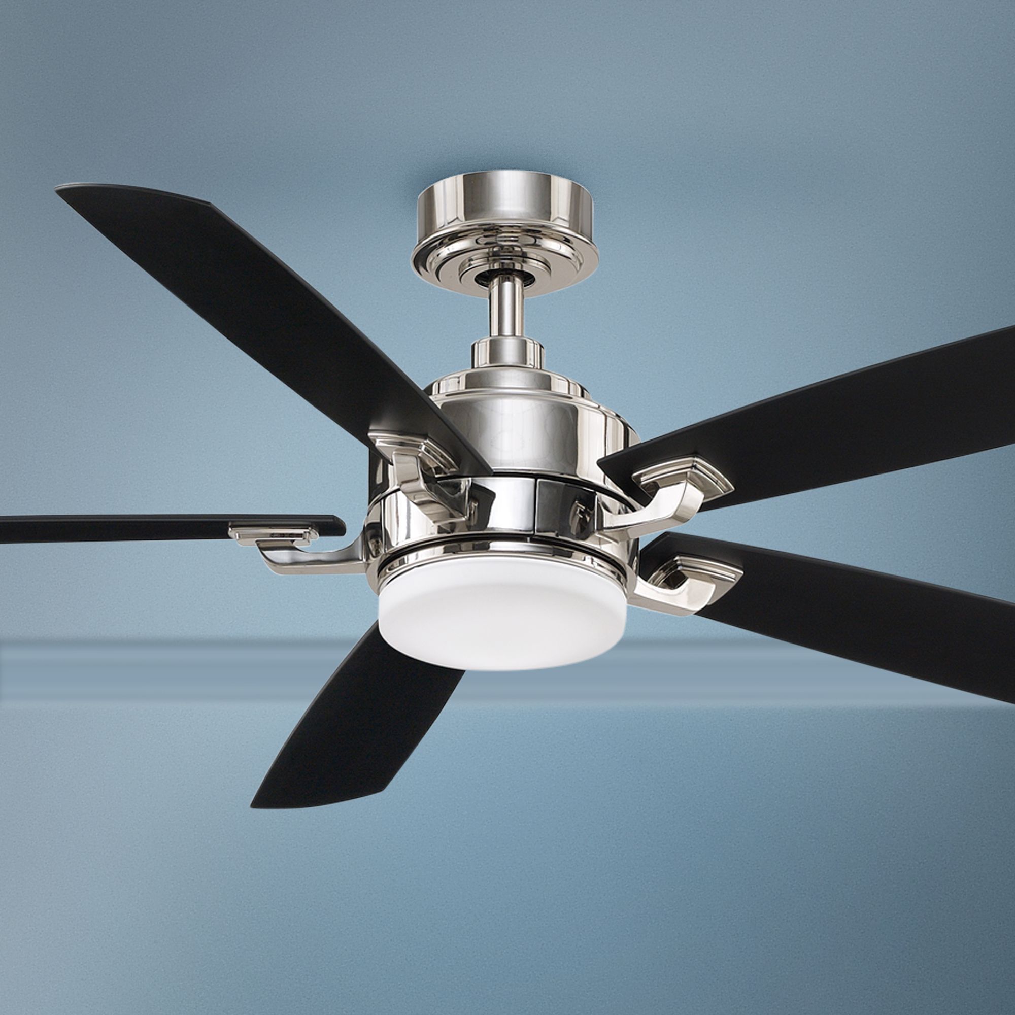 Following are some tips on how to choose the best ceiling fan for your space. 52" Fanimation Benito V2 Polished Nickel LED Ceiling Fan