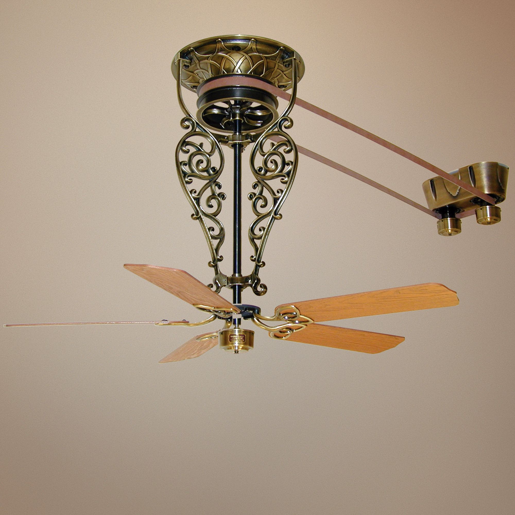 Our team of experts has selected the best ceiling fan light kits out of hundreds of models. 36" Fanimation Bourbon Street Belt-Drive Brass Ceiling Fan