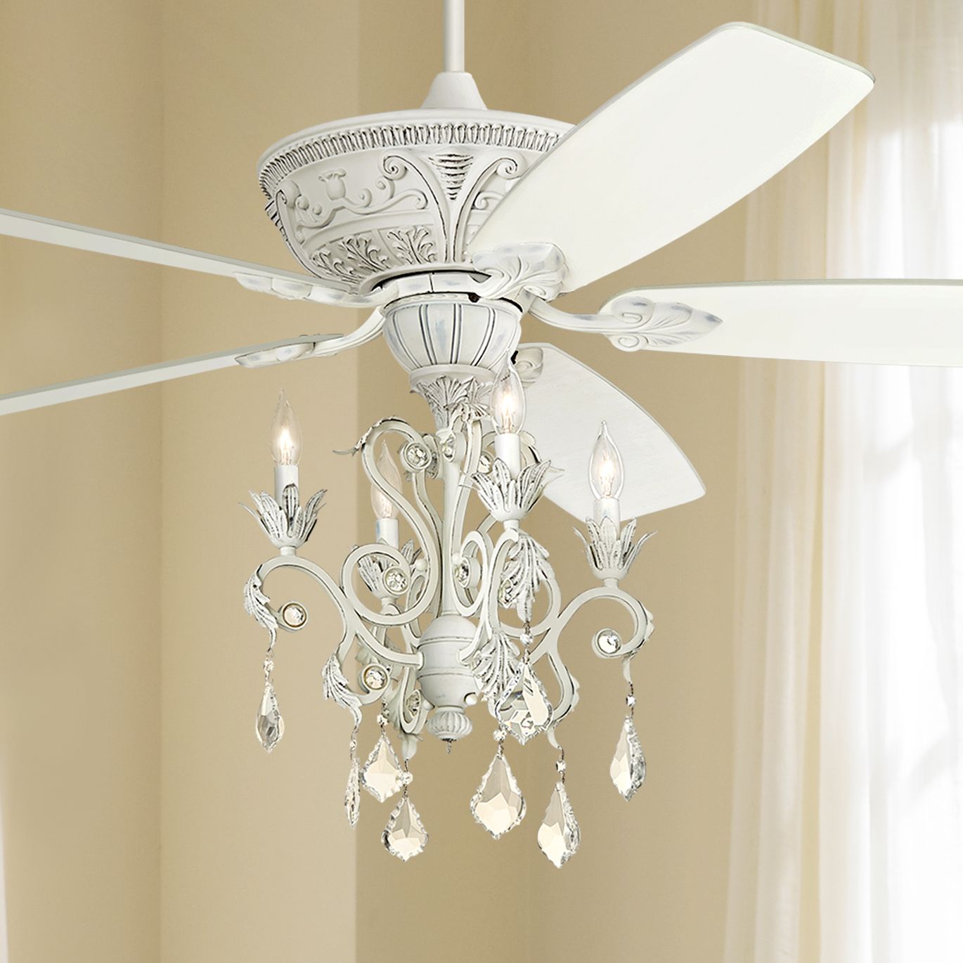 Additionally, there is no history of repairing issues of casa vieja ceiling fans. 60" Casa Montego Rubbed White Chandelier Ceiling Fan - #