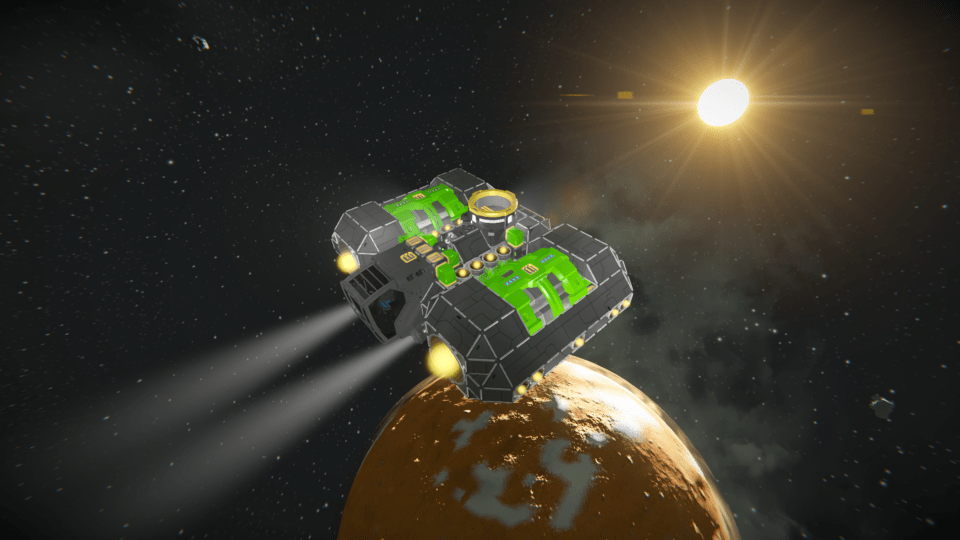 It's doesn't matter if it's a small change. Mobius Shuttle Mk1 item for Space Engineers - mod.io